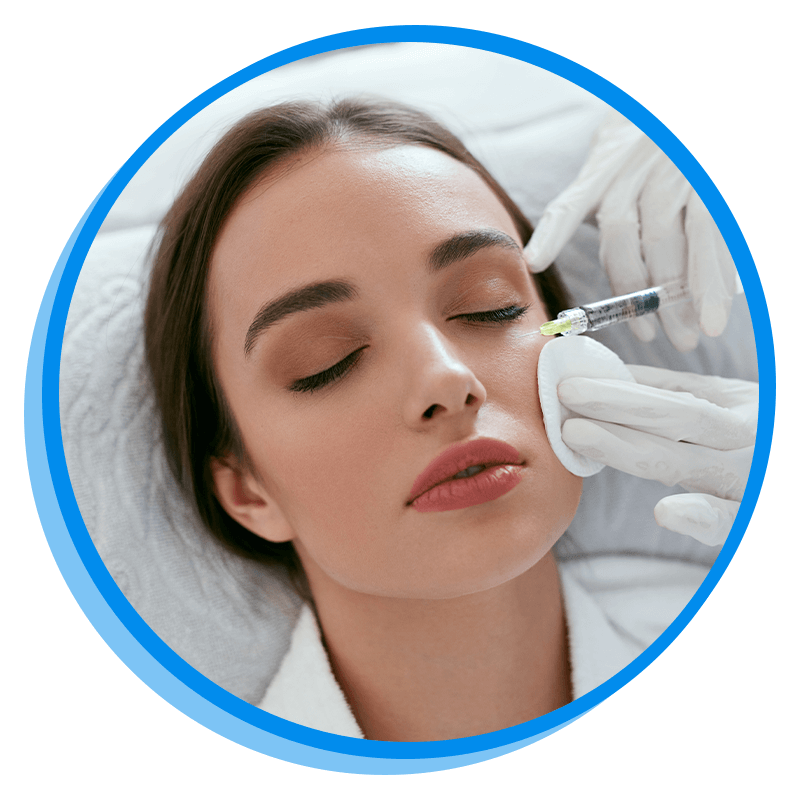 Botox at K2 Dermatology Botox is a neurotoxin made from botulinum toxin used to reduce the appearance of facial wrinkles and fine lines. It is injected with a fine needle directly into the neuromuscular tissue and blocks the nerve signal that communicates with the targeted muscle.