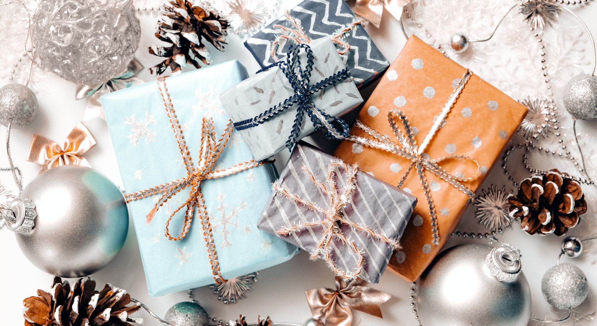 Holiday gifts wrapped