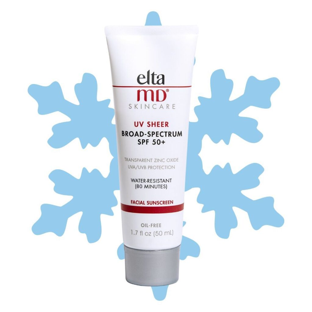 elta MD sunblock with snowflake gift