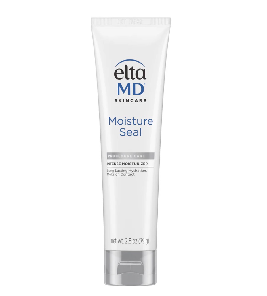 EltaMD Moisture Seal melts on contact and locks in moisture for up to 24 hours. It spreads easily, forming a protective layer over the skin. This intense occlusive moisturizer helps soothe dry, flaky, intact skin after procedures. This waterless, preservative-free formulation is designed for delicate skin resulting from cosmetic or medical treatments.