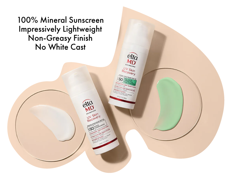 eltaMD UV Skin Recovery Broad Spectrum SPF 50 Face Sunscreen
eltaMD UV Skin Recovery Red Color Correcting Green Tint Broad Spectrum SPF 50